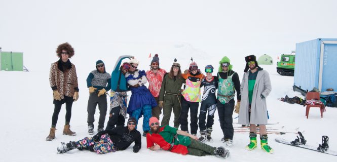 kiwi ski hill antarctica